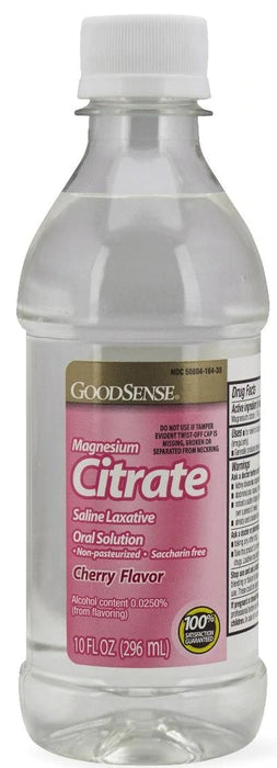 GOODSENSE Magnesium Citrate Saline Laxative Oral Solution /Cherry Flavor 10fl oz