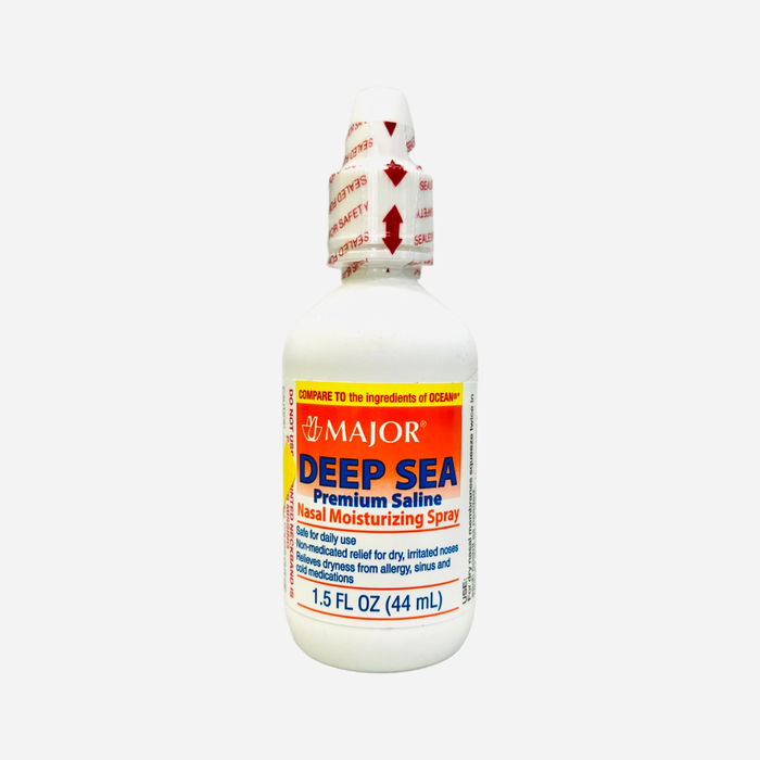 Major Deep Sea Premium Saline, Nasal Moisturizing Spray, 1.5 FL OZ (44 mL)