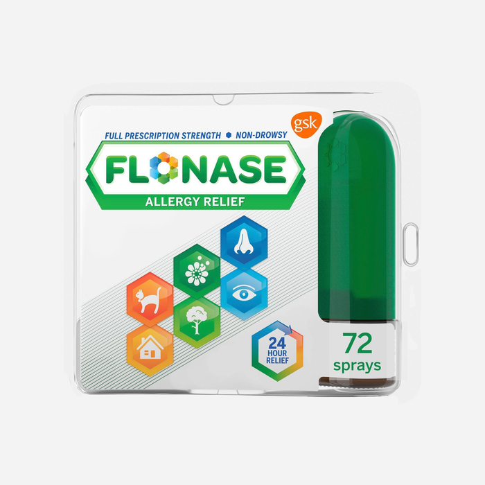 Flonase Allergy Relief Nasal Spray, 24 Hour Relief, 72 Sprays