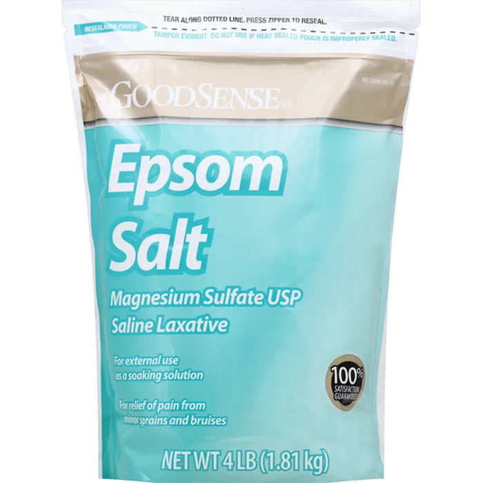 GOODSENSE EPSOM SALT magnesium sulfate usp saline laxative  64OZ (4lb)