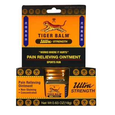 TIGER BALM UITRA STRENGTH PAIN RELIEVING OINTMENT 0.63OZ (18g)