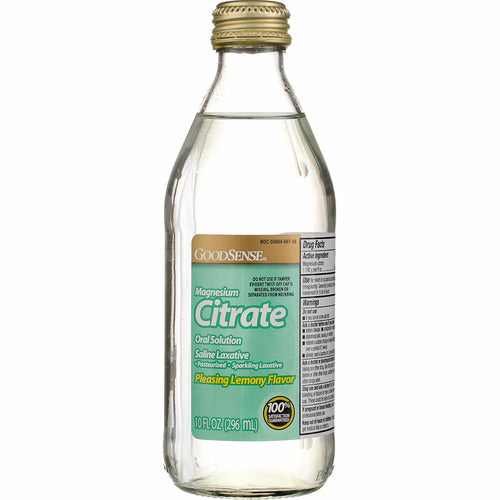 GOODSENSE Magnesium Citrate Saline Laxative Oral Solution /Pleasing Lemony Flavor 10floz