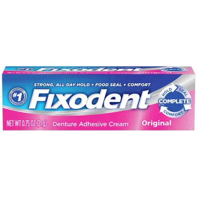 Fixodent strong ,all hold +food seal+comfort day Original