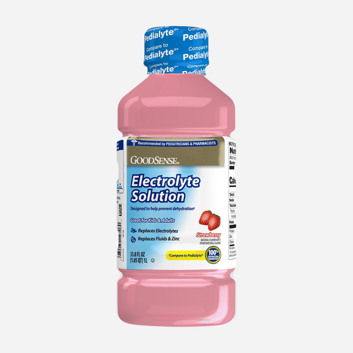 GoodSense Electrolyte Solution, Strawberry Flavor, 33.8 FL OZ