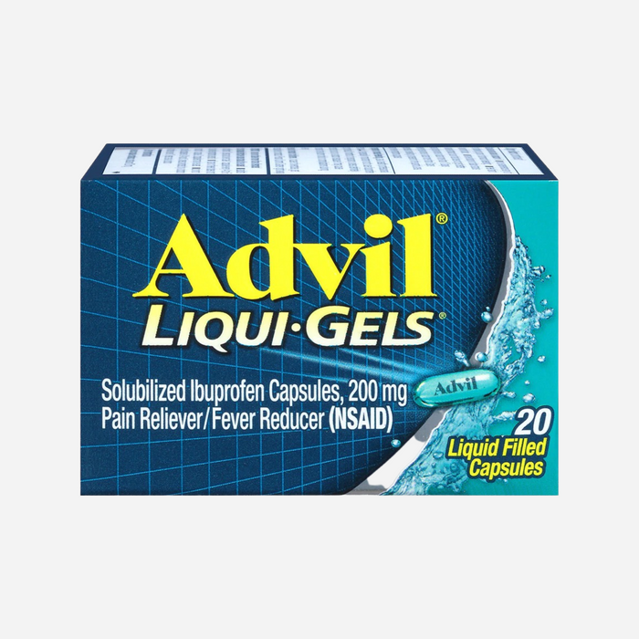 Advil Liqui-Gels Ibuprofen Pain Reliever and Fever Reducer (NSAID), 20 Liquid Filled Capsules