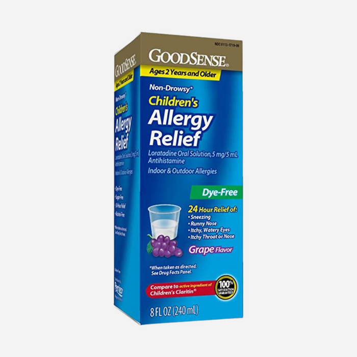 GoodSense Children's Allergy Relief, Dye-Free, Grape Flavor, 4FLOZ