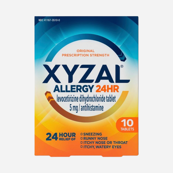 XYZAL Adult ALLERGY 24 HR, 10 Tablets