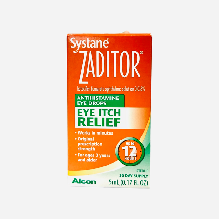 Systane Zaditor, Antihistamine  Eye Drops 30 Day Supply, 5 mL