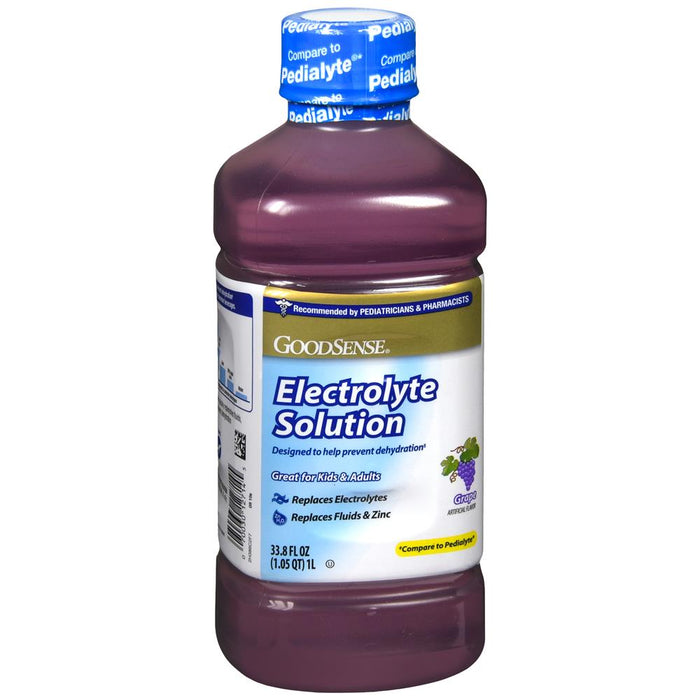 GoodSense Electrolyte Solution, Grape Flavor, 33.8 FL OZ