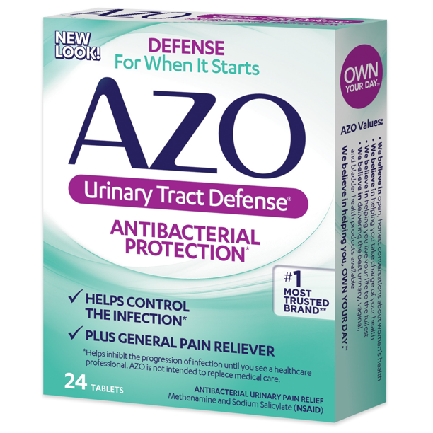 AZO URINARY TRACT DEFENSE ANTIBACTERIAL PROTECTION ANTIBACTERIAL PROTECTION/24 TABLE