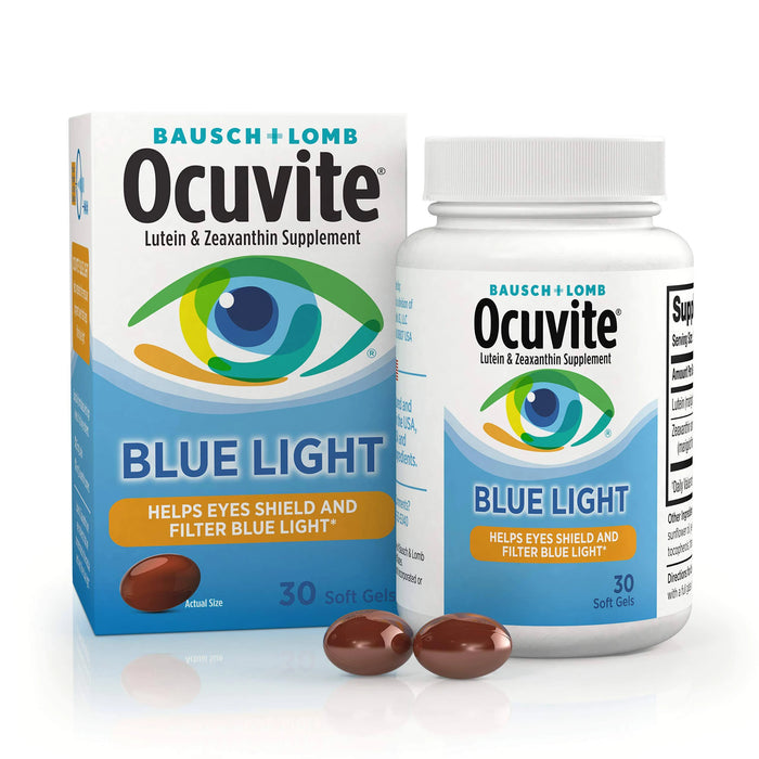 BAUSCH+LOMB Ocuvite Adult 50+ Eye Vitamins and Mineral Supplements with Lutein,Zeaxanthinand Omega-3 /50Nini Soft Gels